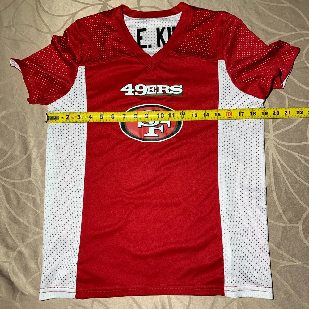 Augusta San Francisco 49ers NFL Flag Football Reversible Jersey Youth Size XL - Picture 3 of 12